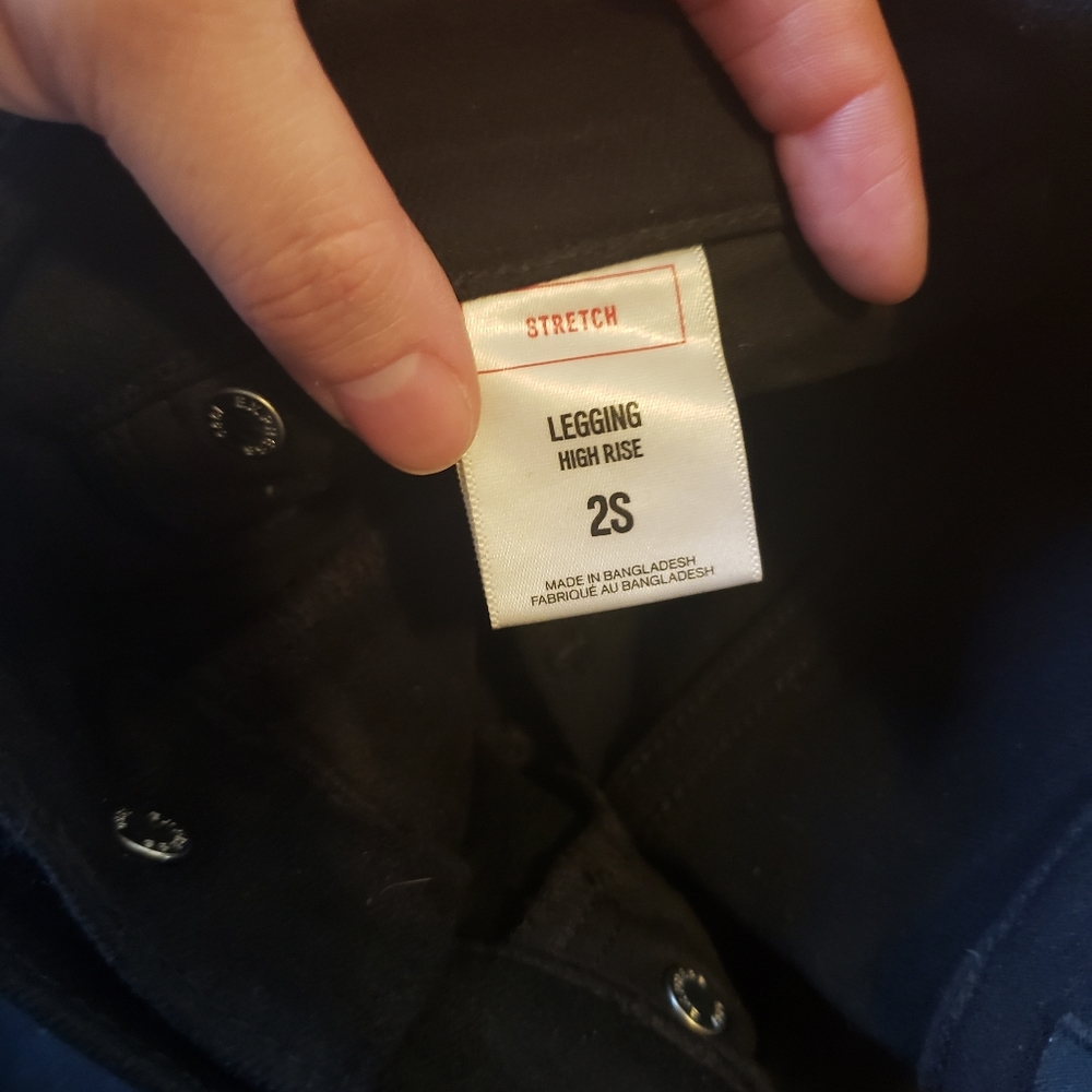 Black High Waisted Ripped Jeans - Picture 5 of 6